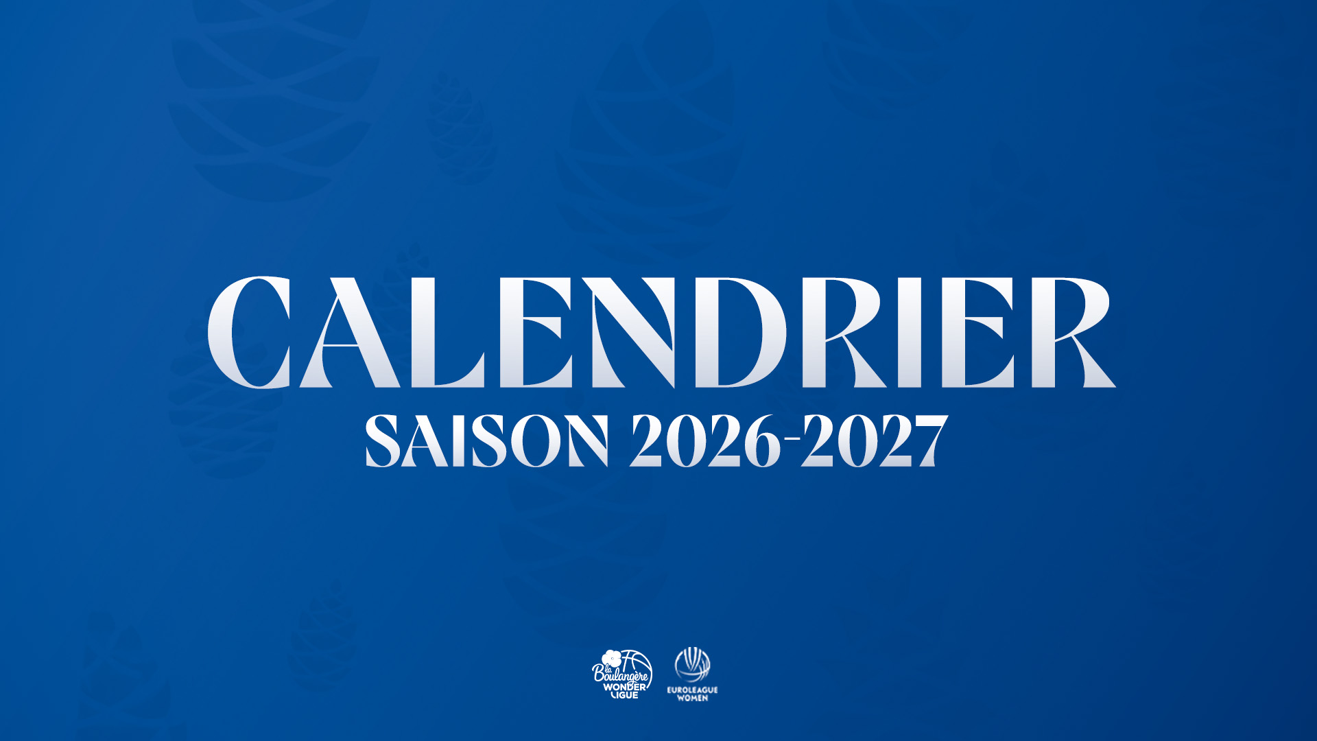 Le calendrier de la saison dévoilé !